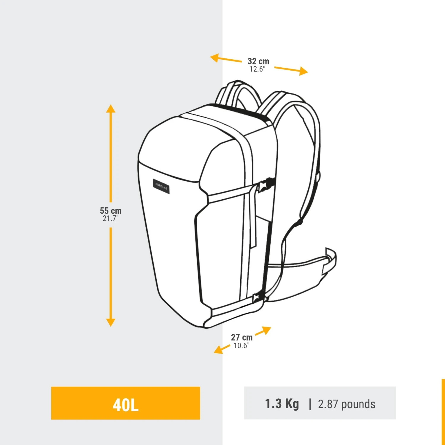 Travel Backpack 40 L - Image 3