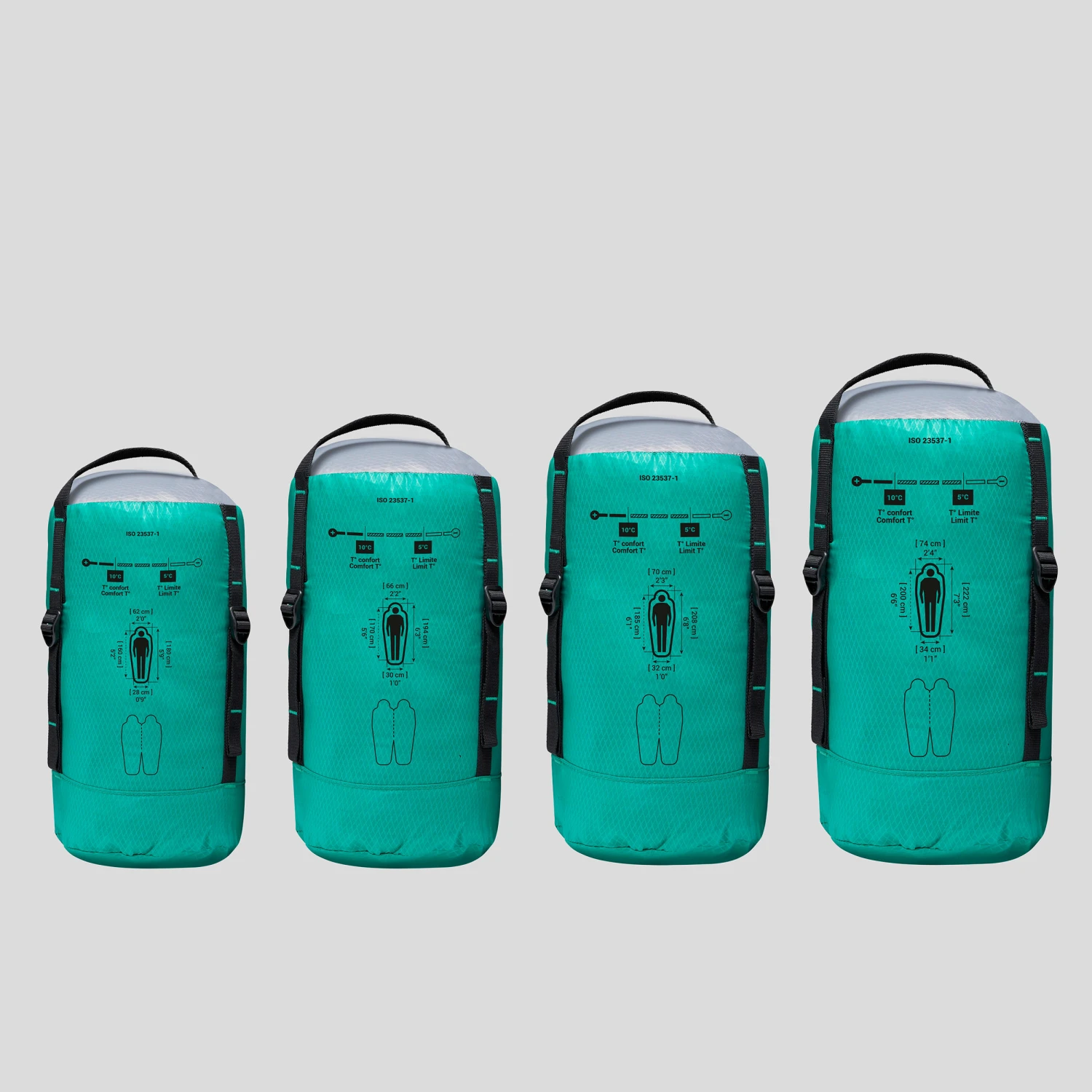 Trekking Sleeping Bag MT500 10°C - Image 9