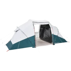 Quechua 4 Man Blackout Tent With Poles - Arpenaz 4.2 F&B