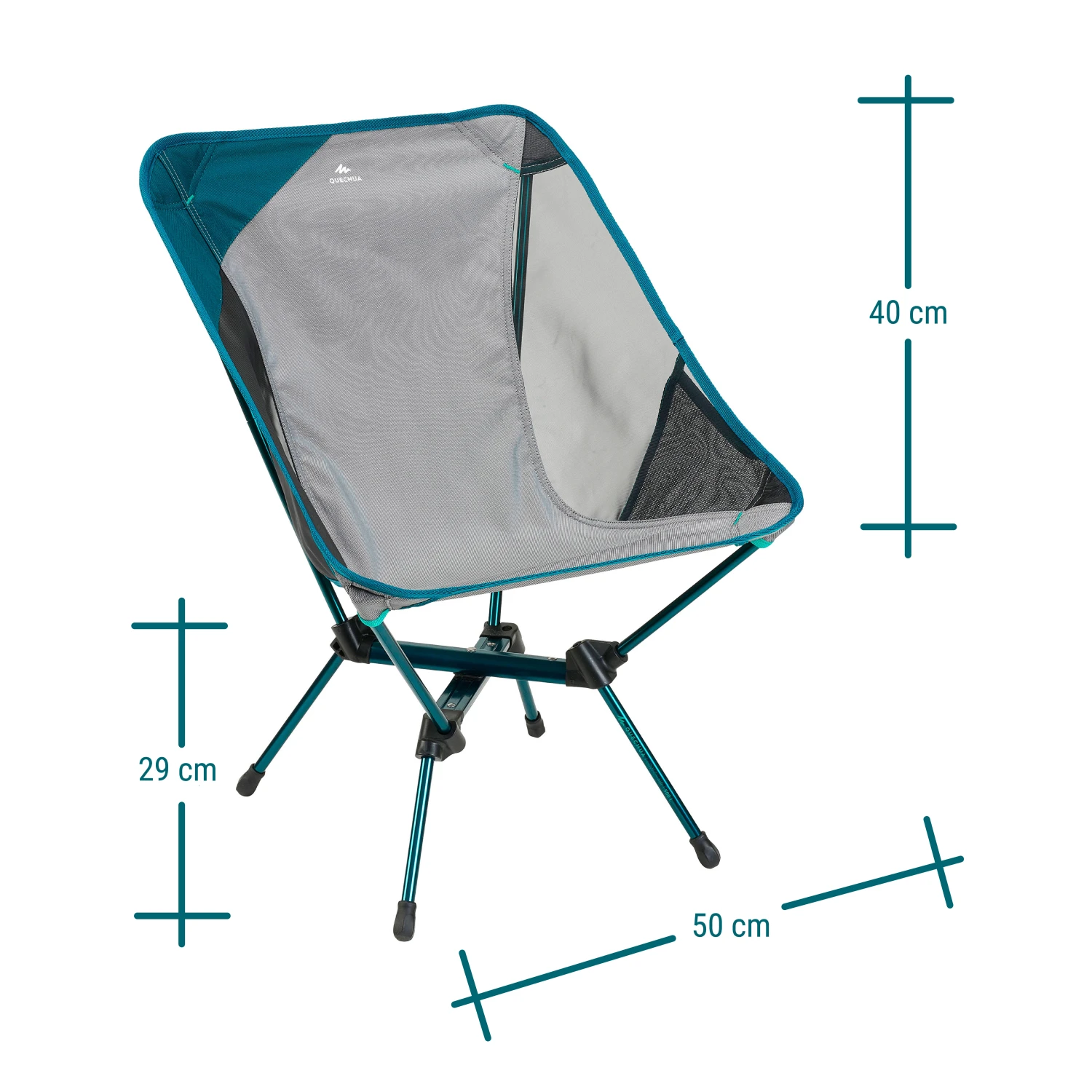 Quechua LOW FOLDING CAMPING CHAIR MH500 CAMO - Image 15
